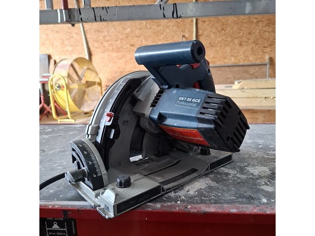 Invalzaag met geleiderail bosch, gkt55gce, bouwjaar 2012 - afbeelding 5 van  10