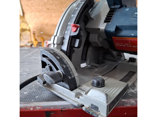 Invalzaag met geleiderail bosch, gkt55gce, bouwjaar 2012 - afbeelding 6 van  10