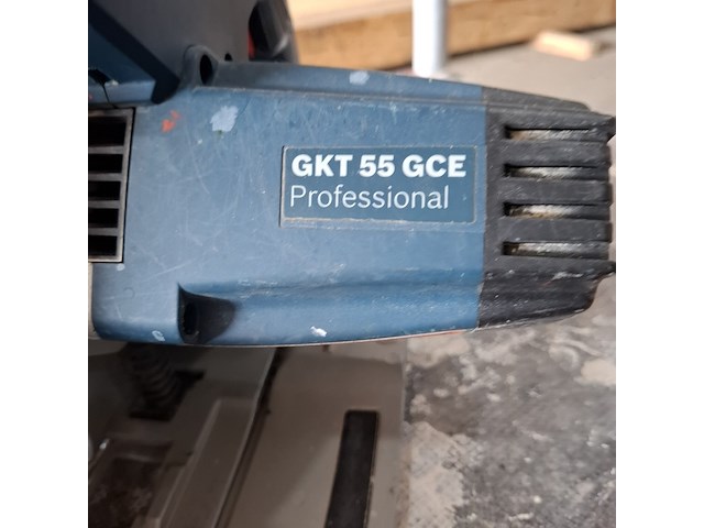 Invalzaag met geleiderail bosch, gkt55gce, bouwjaar 2012 - afbeelding 7 van  10