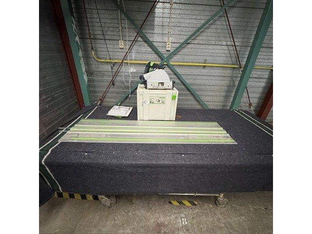 Invalzaag met lineaal, festool, ts 55 ebq-plus / fs 1400/2 - afbeelding 1 van  5