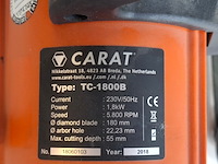 Invalzaag voor tegels 180mm 230v, carat, tc1800, 2018 - afbeelding 2 van  12