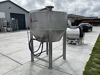 Invensys apv roestvrijstalen wrongelafscheider - afbeelding 6 van  8