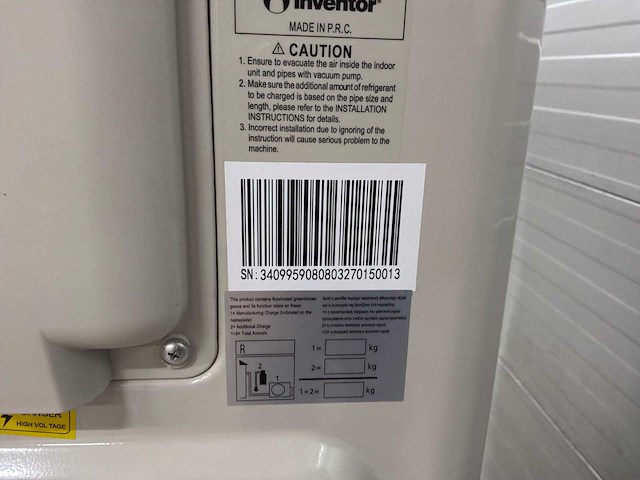 Inventor u5mrt32-50 r32 airconditioning buitendeel 14,07kw - afbeelding 2 van  17