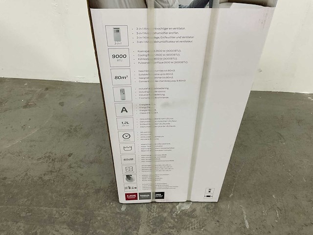 Inventum - ac901 - mobiele airconditioning 33x28x68 cm - afbeelding 6 van  6