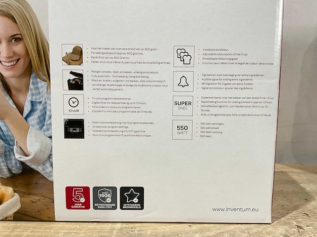 Inventum - bm55 - broodbakmachine - afbeelding 6 van  6