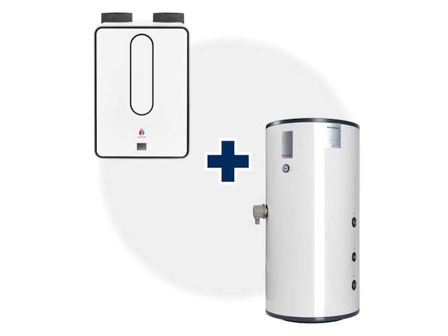 Inventum - ecolution modul air solo 62070000-2 - warmtepomp + 150l boiler - afbeelding 1 van  9