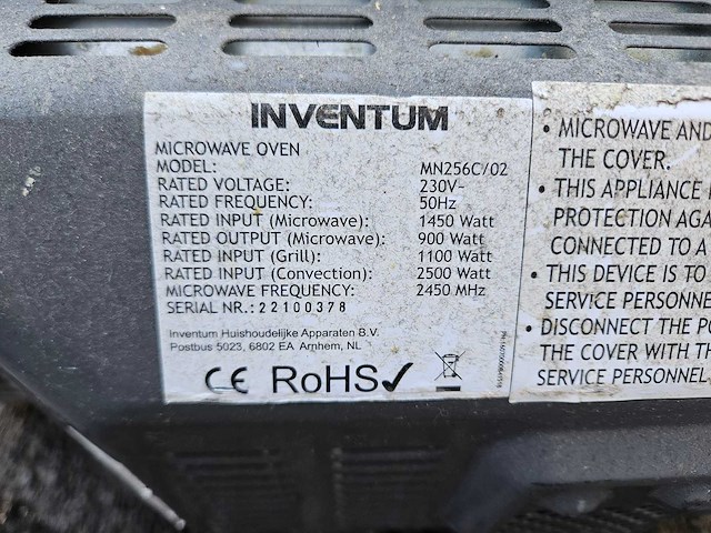 Inventum - mn256c - magnetron - afbeelding 5 van  5