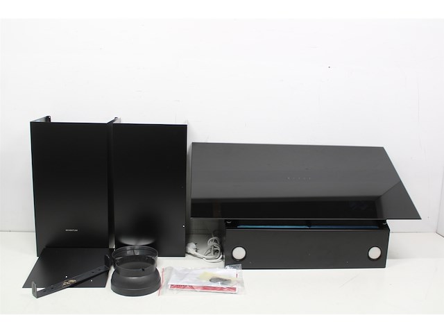 Inventum akd8005zwa schuine afzuigkap 80 cm 660 m3/h 4 standen timer zwart - afbeelding 3 van  3