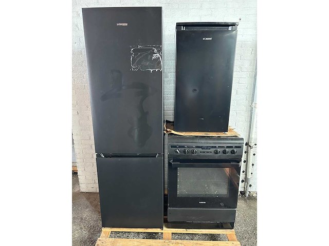Inventum gasfornuis vfg6034wgzwa/02 | heinrich's hks 3491.e six koel-vriescombinatie | bomann koelkast vs 7255 - afbeelding 1 van  7