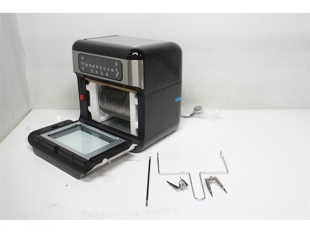 Inventum gf1200hld airfryer 12 liter 8 programma's zwart/rvs - afbeelding 5 van  6