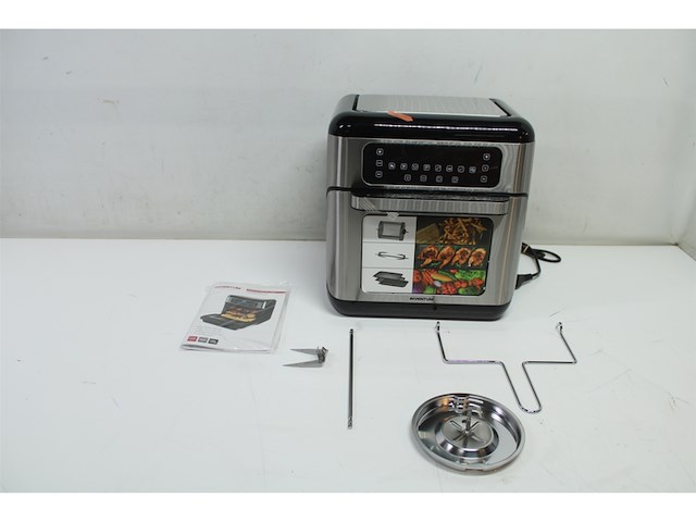 Inventum gf1200hld airfryer 12 liter 8 programma's zwart/rvs - afbeelding 5 van  6
