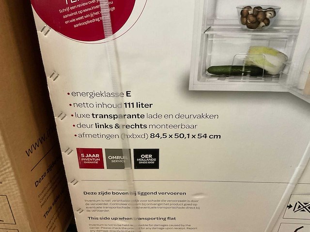 Inventum kk501 vrijstaande koelkast - afbeelding 3 van  3