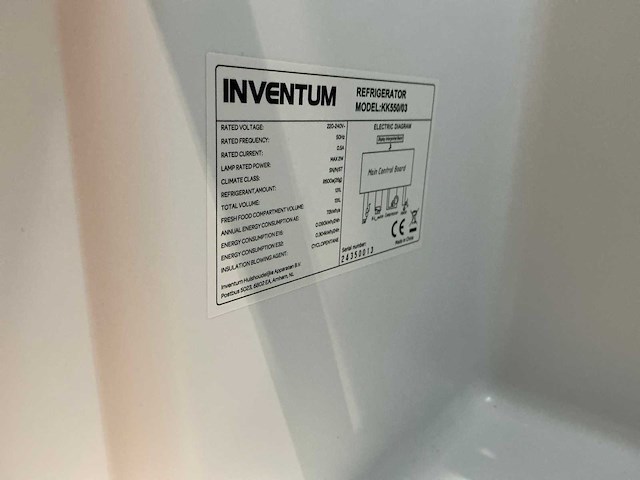 Inventum kk550 tafelmodel koelkast - afbeelding 5 van  5