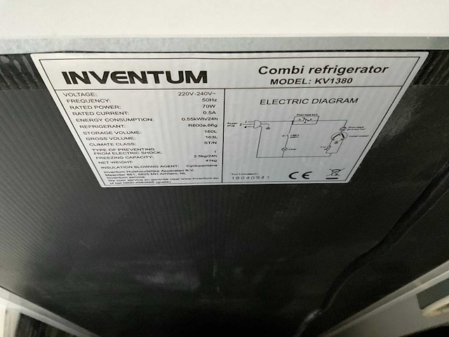 Inventum kv1380 koelkast - afbeelding 6 van  6