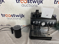 Inventum mk360b - elektrische melkopschuimer | sage the barista express espressomachine - mat zwart - afbeelding 1 van  1