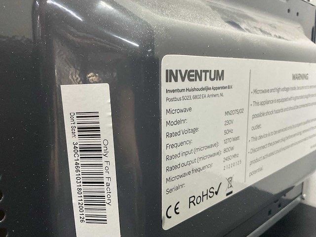 Inventum mn207s magnetron - afbeelding 6 van  6