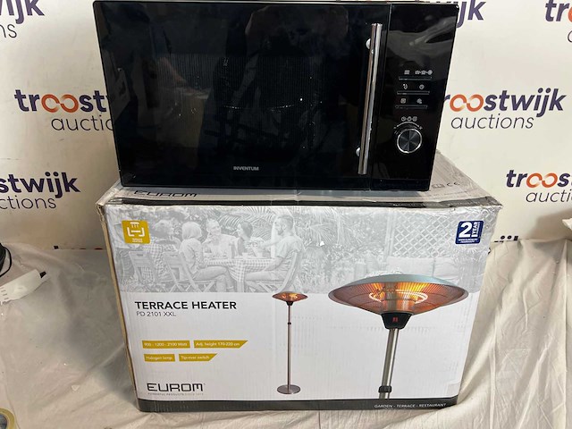Inventum mn297cb combimagnetron | eurom pd2100 xxl heater - afbeelding 1 van  1