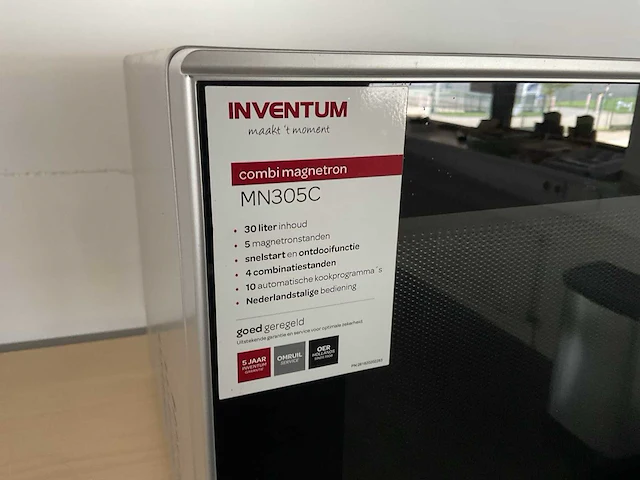 Inventum mn305c combi magnetron - afbeelding 2 van  3