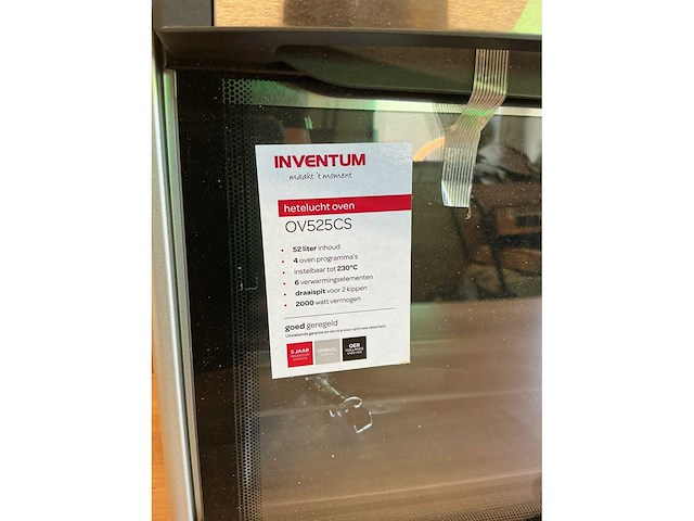 Inventum ov525cs heteluchtoven - afbeelding 3 van  7
