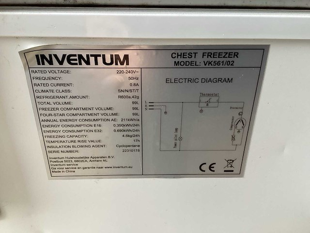 Inventum vk 561-02 vriezer - afbeelding 4 van  4
