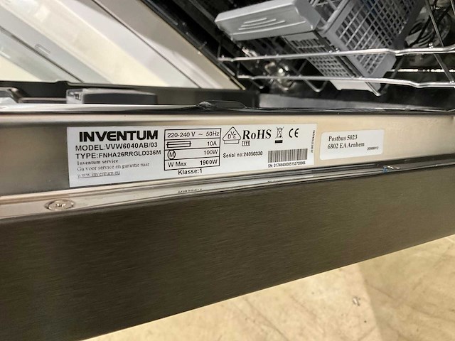 Inventum vvw6040ab vrijstaande vaatwasser - afbeelding 5 van  5