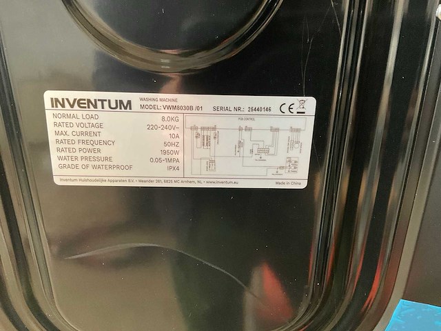 Inventum wasmachine (4x) - afbeelding 1 van  3