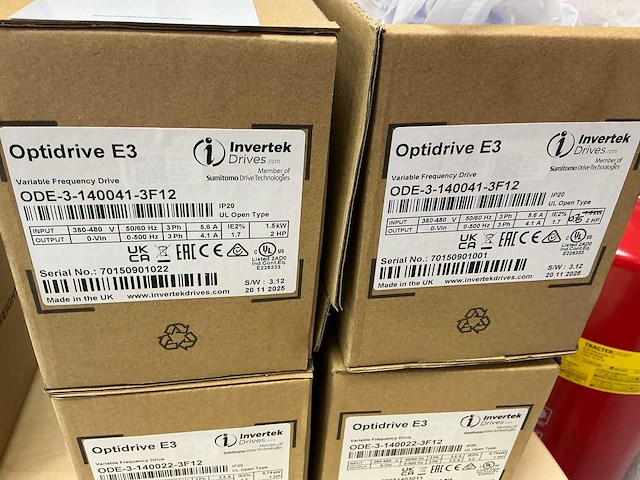Invertek optidrive e3 frequentieregelaar (4x) - afbeelding 2 van  2