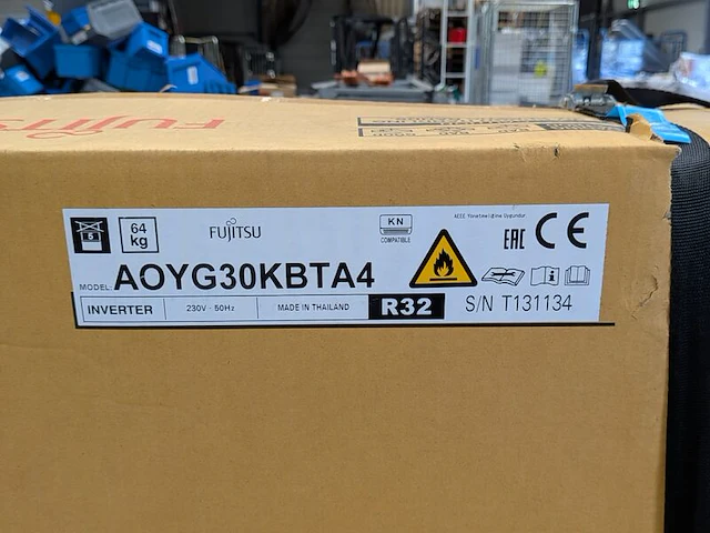 Inverter-buitenunit t.b.v. multi-split airconditioningssysteem, fujitsu, aoyg30kbta4 - afbeelding 3 van  3