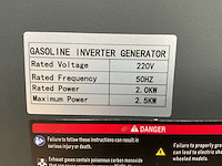 Inverter generator - draagbare generator 2,5 kw - afbeelding 2 van  7