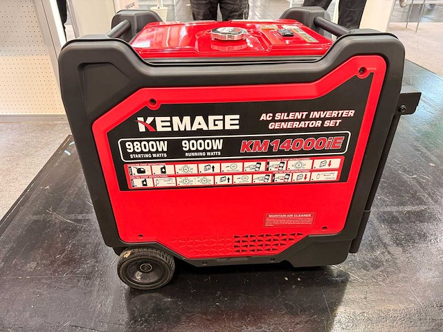 Inverter km14000ie - 9000 w continuvermogen - switch-on benzine/lpg/aardgas - 2026 - afbeelding 4 van  11