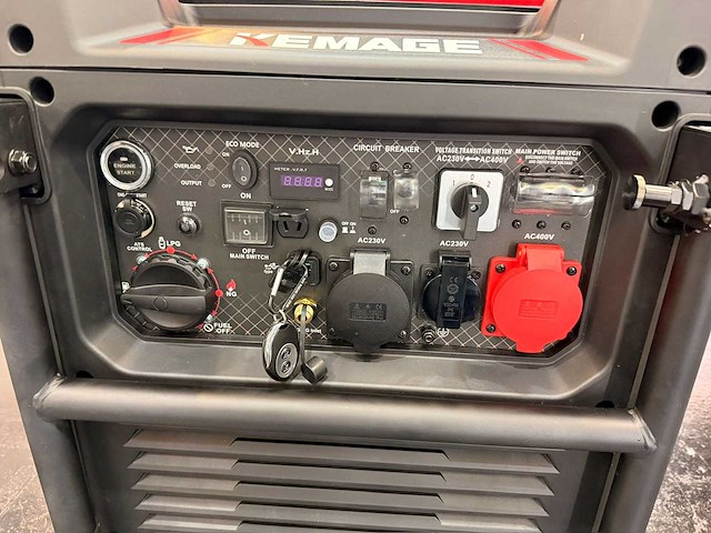 Inverter km14000ie - 9000 w continuvermogen - switch-on benzine/lpg/aardgas - 2026 - afbeelding 10 van  12