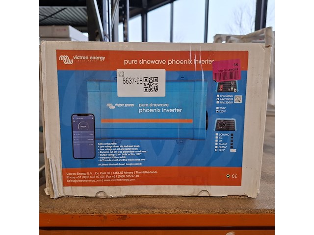 Inverter, victron energy, phoenix, blauw - afbeelding 2 van  3