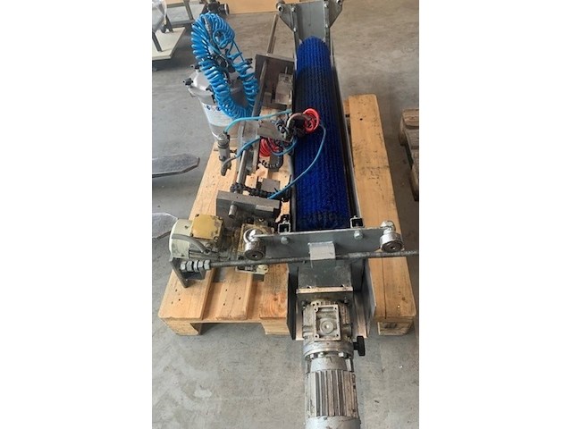 Invetmachine staalband oven eigen bouw, grijs, bouwjaar 2015 - afbeelding 1 van  3