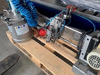 Invetmachine staalband oven eigen bouw, grijs, bouwjaar 2015 - afbeelding 2 van  3