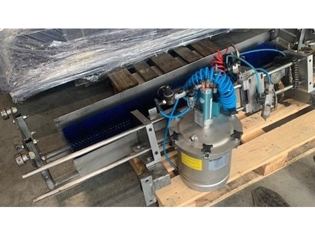 Invetmachine staalband oven eigen bouw, grijs, bouwjaar 2015 - afbeelding 3 van  3