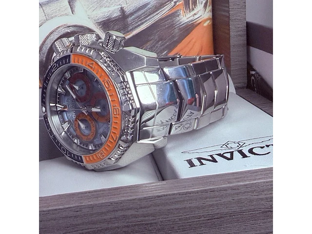Invicta akula 44294 chronograaf herenhorloge - afbeelding 3 van  14