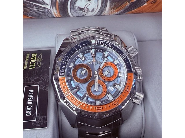 Invicta akula 44294 chronograaf herenhorloge - afbeelding 1 van  14