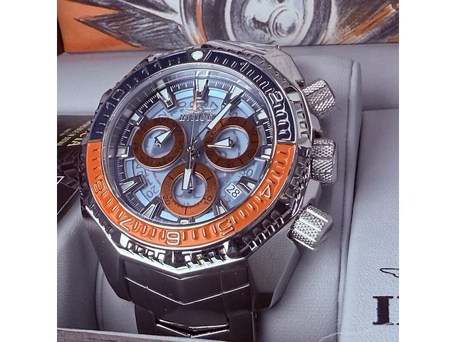 Invicta akula 44294 chronograaf herenhorloge - afbeelding 7 van  14