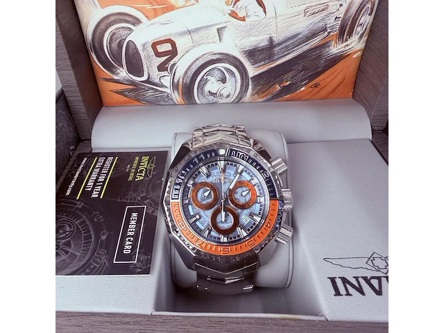 Invicta akula 44294 chronograaf herenhorloge - afbeelding 10 van  14