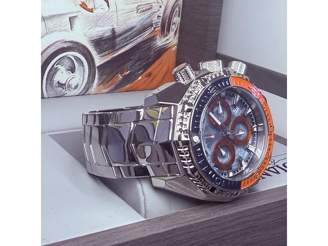 Invicta akula 44294 chronograaf herenhorloge - afbeelding 12 van  14