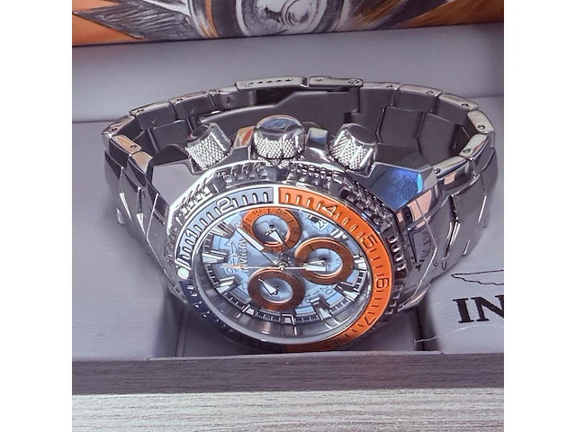 Invicta akula 44294 chronograaf herenhorloge - afbeelding 13 van  14