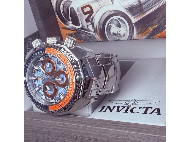 Invicta akula 44294 chronograaf herenhorloge - afbeelding 14 van  14