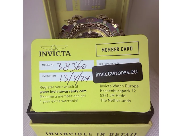 Invicta reserve gladiator 38360 herenhorloge - afbeelding 2 van  10