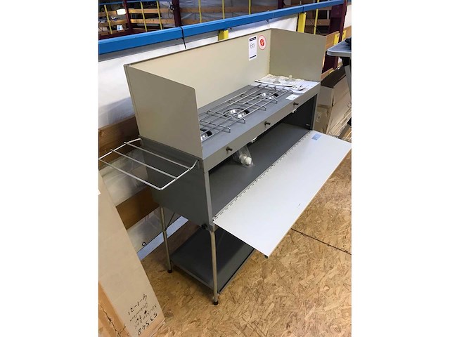 Invincible 3-pits gas komfoor campingkeuken - afbeelding 3 van  4