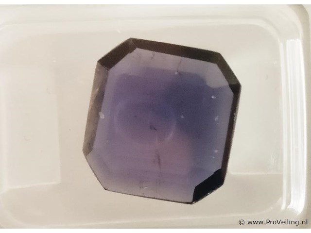 Iolite 3.55ct algt certified - afbeelding 1 van  4