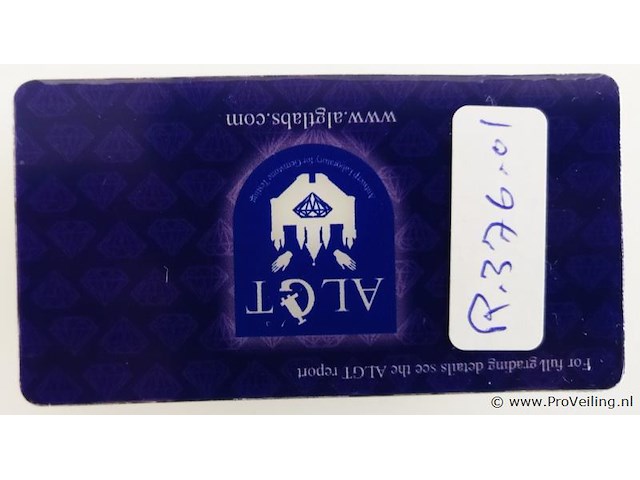 Iolite 3.55ct algt certified - afbeelding 3 van  4