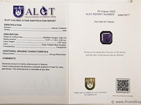 Iolite 3.55ct algt certified - afbeelding 4 van  4