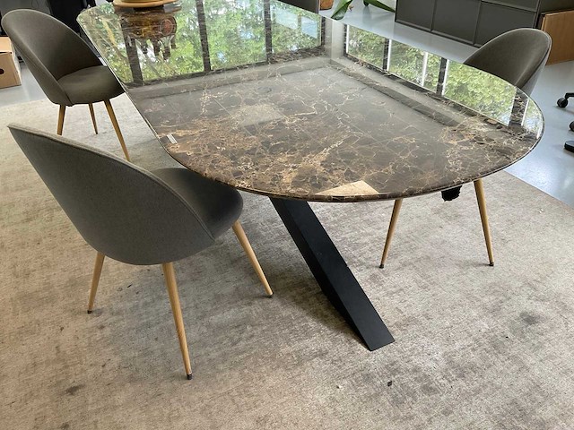 Ionia pietre naturali natuurstenen vergaderset | 240 cm - afbeelding 12 van  13