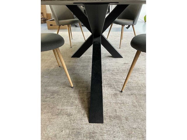 Ionia pietre naturali natuurstenen vergaderset | 240 cm - afbeelding 8 van  13