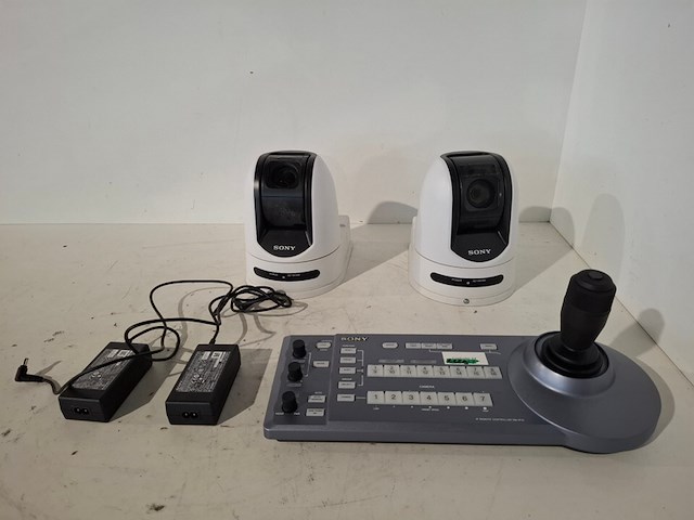 Ip-besturingspaneel, sony, rm-ip10, met 2x ptz camera, sony srg-300she - afbeelding 1 van  7